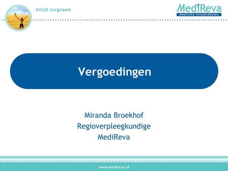 Miranda Broekhof Regioverpleegkundige MediReva