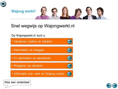 Snel wegwijs op Wajongwerkt.nl