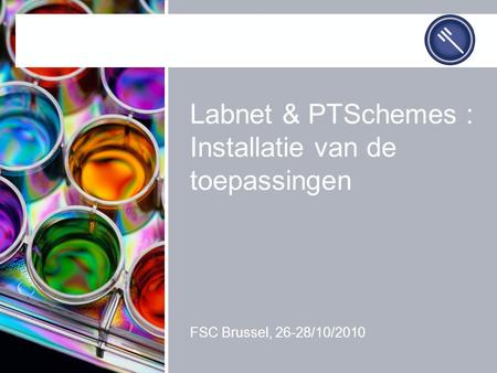 Labnet & PTSchemes : Installatie van de toepassingen