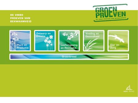 Programma Groen kompleet