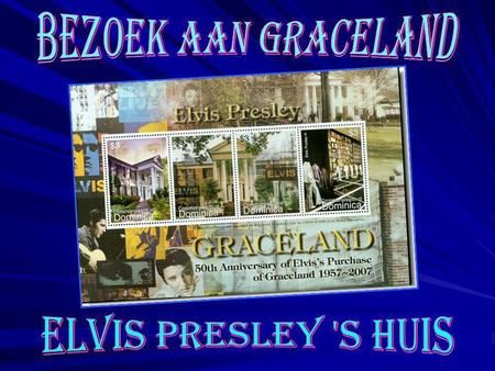 Bezoek AAN Graceland ELVIS PRESLEY 'S huis.