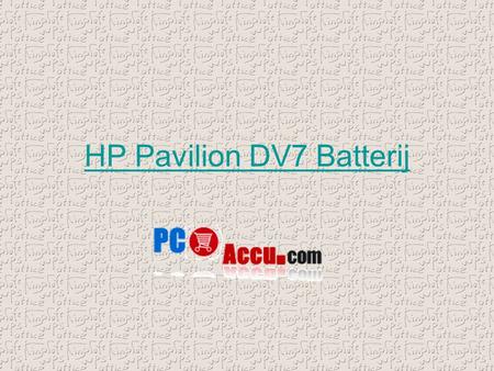 HP Pavilion DV7 Batterij