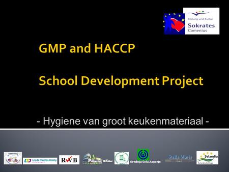 GMP and HACCP School Development Project