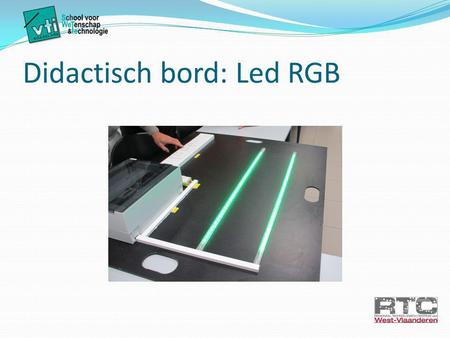 Didactisch bord: Led RGB