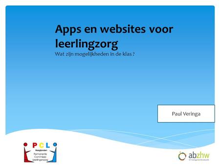 Apps en websites voor leerlingzorg