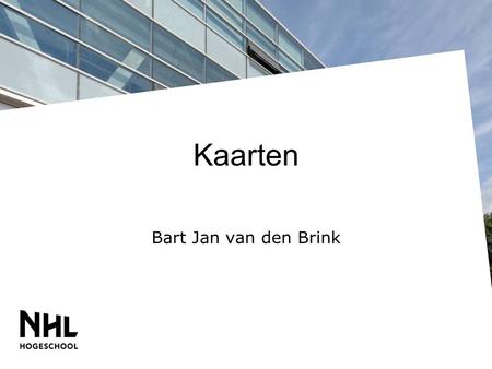 Kaarten Bart Jan van den Brink.