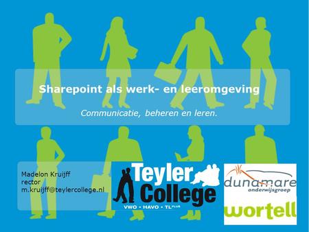Sharepoint als werk- en leeromgeving