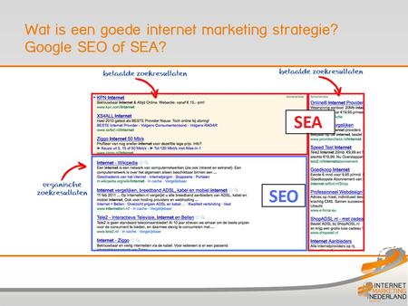 Wat is een goede internet marketing strategie? Google SEO of SEA?