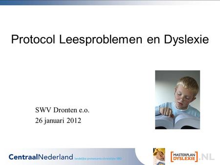 Protocol Leesproblemen en Dyslexie