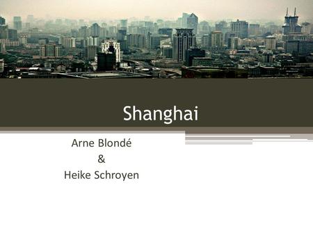 Shanghai Arne Blondé & Heike Schroyen. Science & Technology Museum.