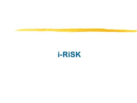 I-RiSK Integraal risicobeheerssysteem voor het katholiek onderwijs.