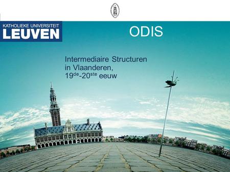 ODIS Intermediaire Structuren in Vlaanderen, 19 de -20 ste eeuw.