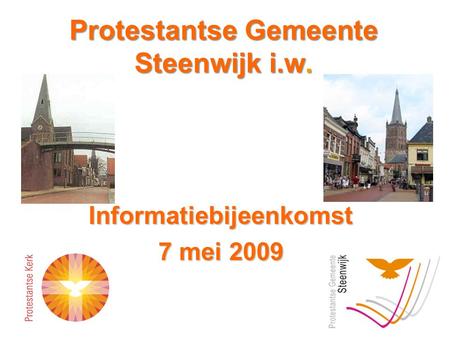 Protestantse Gemeente Steenwijk i.w.