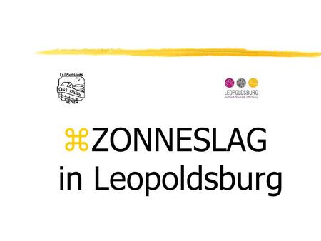 ZZONNESLAG in Leopoldsburg. Het idee zBinnen de milieuraad groeide het idee om na de “Tankslag” rond het thema (duurzame) energie te blijven verderwerken.