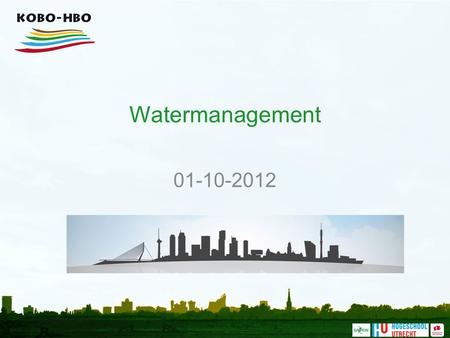 Watermanagement 01-10-2012.