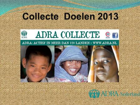 Collecte Doelen 2013.