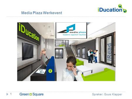 Media Plaza Werkevent 1 Spreker: Guus Klapper. Inhoud 2 - Introductie - Opleiden in de arbeidsbemiddeling - E-Learning - Drie business cases - HBO opleiding.