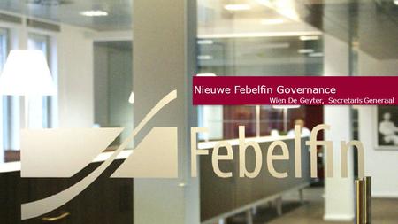 Nieuwe Febelfin Governance
