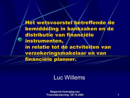 Belgische Vereniging voor Financiele planning