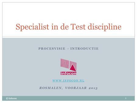 Specialist in de Test discipline