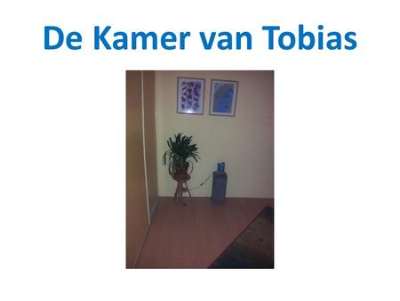 De Kamer van Tobias. De kamer van Tobias is een lichte, vrolijke kamer…