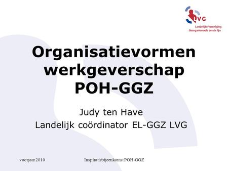 Organisatievormen werkgeverschap POH-GGZ