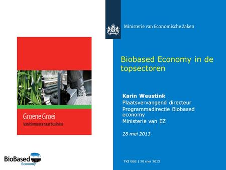 Biobased Economy in de topsectoren