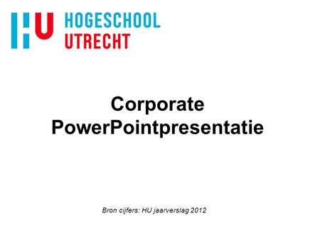 Corporate PowerPointpresentatie