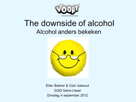 The downside of alcohol Alcohol anders bekeken