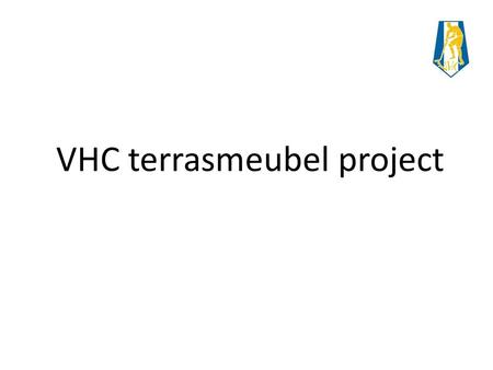 VHC terrasmeubel project. Terrasindeling nieuw.