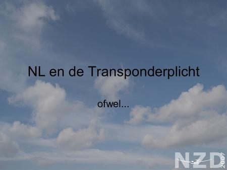 NL en de Transponderplicht