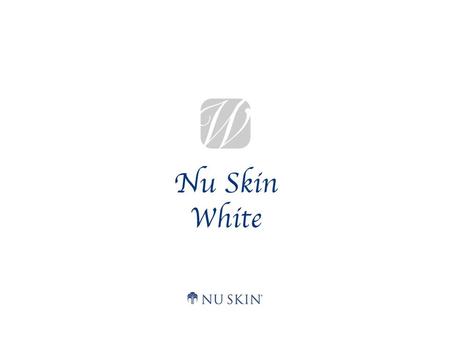 Nu Skin White System Een geavanceerd systeem bestaand uit ingrediënten met een bewezen heilzame werking op de huid, dat speciaal ontwikkeld is om de gelaatskleur.