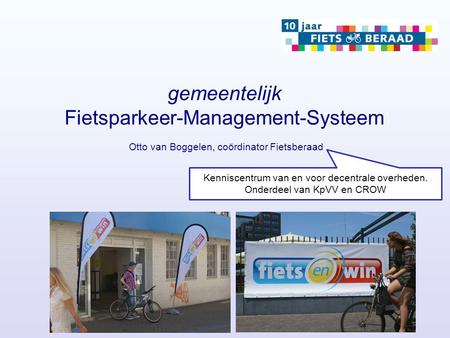gemeentelijk Fietsparkeer-Management-Systeem