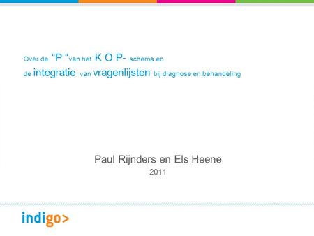 Paul Rijnders en Els Heene 2011