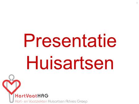 Presentatie Huisartsen