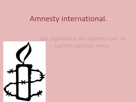Amnesty international.