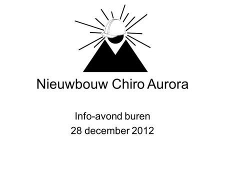 Nieuwbouw Chiro Aurora