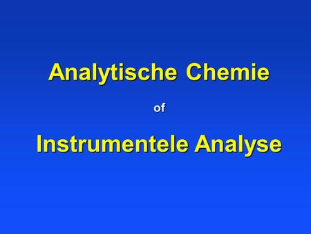 Instrumentele Analyse