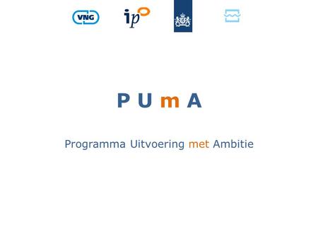 P U m A Programma Uitvoering met Ambitie. Aanleiding Calamiteiten en incidenten – Enschede, Hemeltje, Maastricht, Tiel, Thermfos, Moerdijk, Schiphol brand.