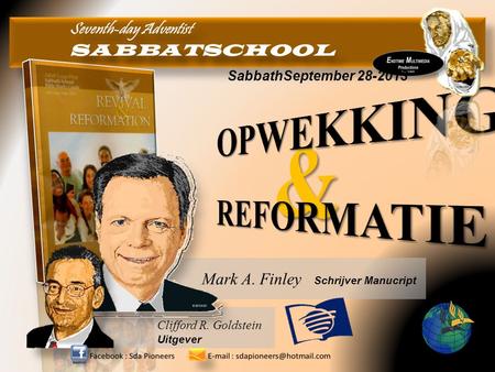 & OPWEKKING REFORMATIE Seventh-day Adventist SABBATSCHOOL