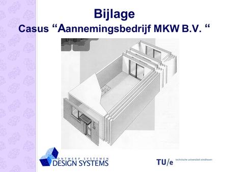 Bijlage Casus “A annemingsbedrijf MKW B.V. “. De woning kan zowel met symmetrische als asym-metrische kap worden uitgevoerd. De Meerkeuzewoning kent in.