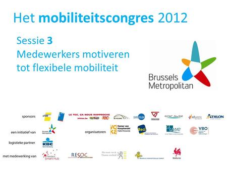 Het mobiliteitscongres 2012