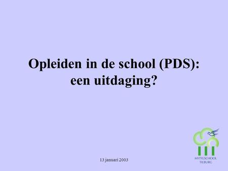 Opleiden in de school (PDS): een uitdaging?