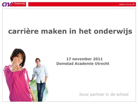 carrière maken in het onderwijs Domstad Academie Utrecht