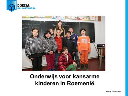 Onderwijs voor kansarme kinderen in Roemenië