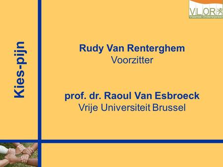 prof. dr. Raoul Van Esbroeck