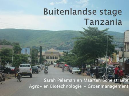 Buitenlandse stage Tanzania