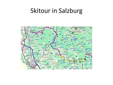 Skitour in Salzburg.