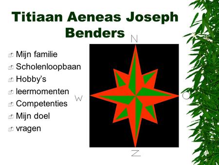 Titiaan Aeneas Joseph Benders