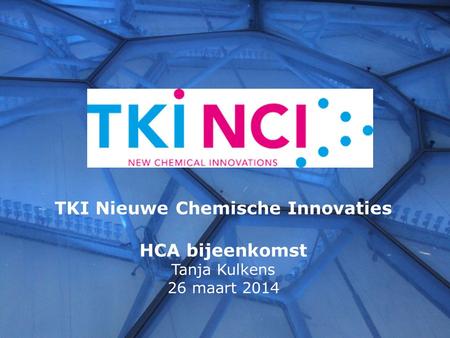 TKI Nieuwe Chemische Innovaties